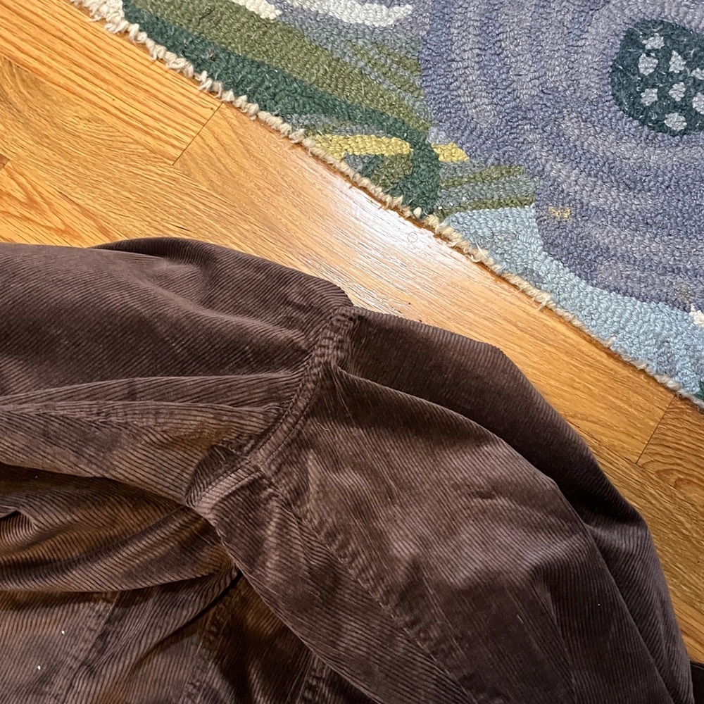 Anthropologie x Maeve Colette Wide-Leg Full Length Corduroy Pants Brown 33 NWT - Picture 11 of 14